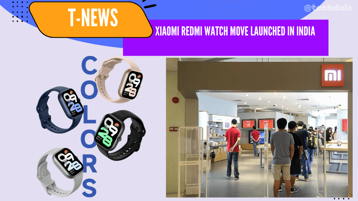 Xiaomi Redmi Watch Move Launched in India- techdulx
