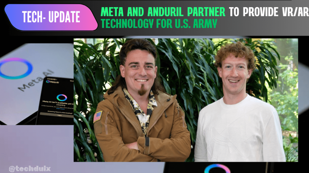 Meta and Anduril Partner - techdulx