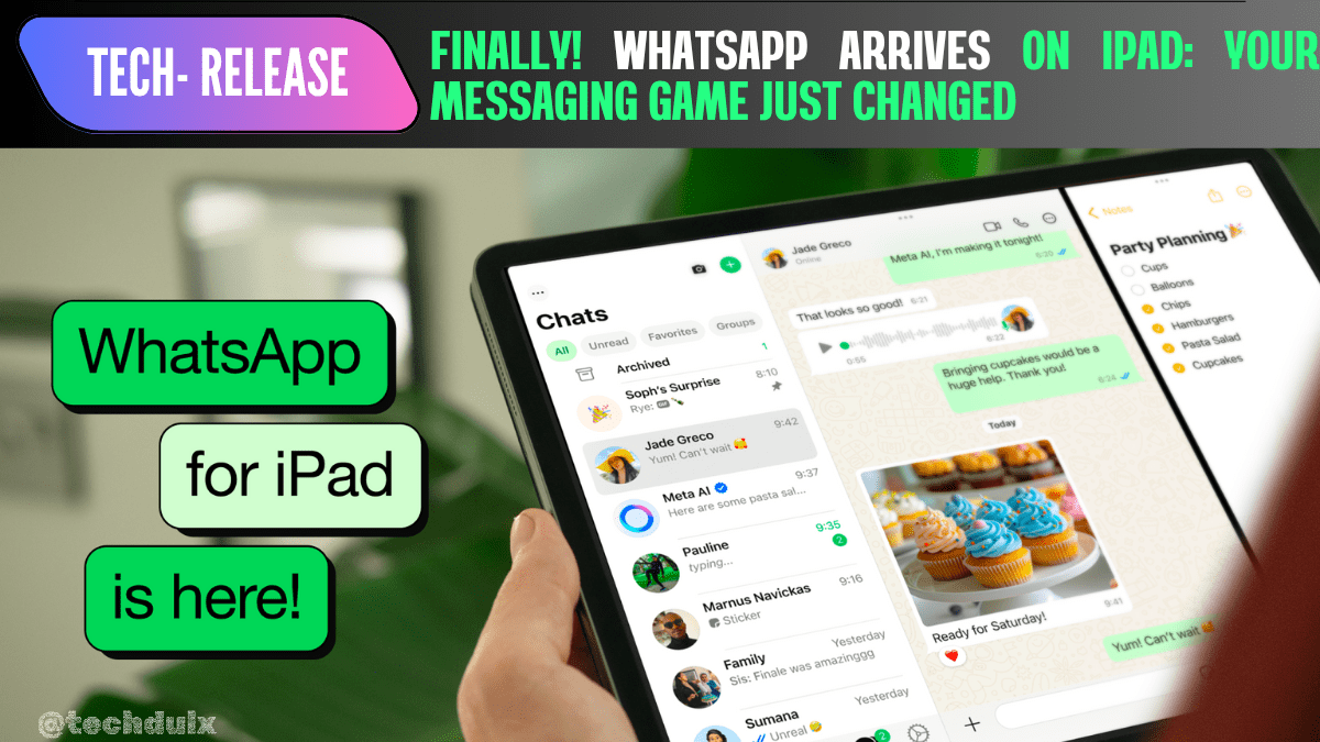 WhatsApp Arrives on iPad - techdulx